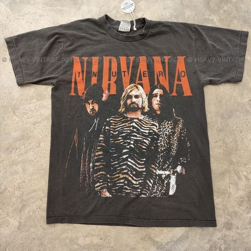 NIRVANA INUTERO BOOTLEG เสื้อวง เสื้อทัวร์