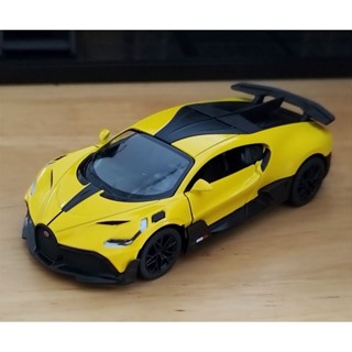 โมเดลรถเหล็ก Bugatti Divo scale 1:36  รถสปอร์ต มีลาน ไม่มีกล่อง ประตูเปิดได้