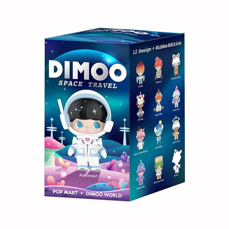 (Liveลด100฿) กล่องสุ่มพร้อมส่ง 🚀🌌 Dimoo Space Travel Series Blind Box : Pop Mart