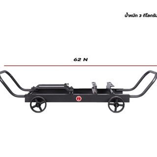 แท่นวางเครื่องยนต์อเนกประสงค์ แท่นได 3 กิโลวัตต์(kw) 4ล้อเหล็ก แท่นวางหัวรถไถ แท่นวางปั้มน้ำง น้ำหนัก 33 กก. BRAND DIAMO