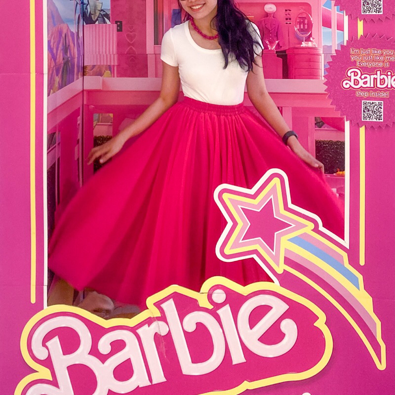 LARLA SK01SP กระโปรงสุ่ม กระโปรงเจ้าสาว Tutu Skirt สีชมพูบานเย็น