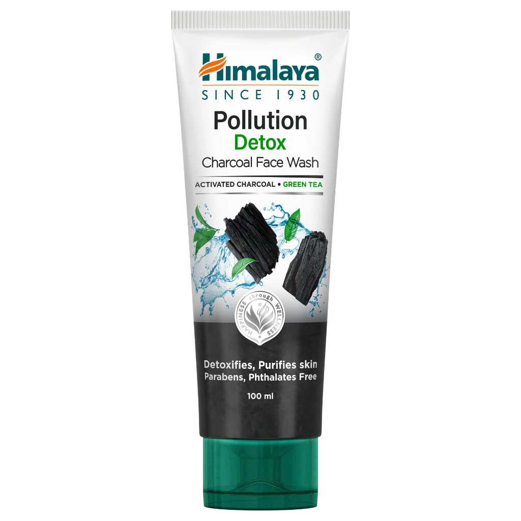 (ซื้อในไลฟ์ 79 บาท)Himalaya Pollution Detox Charcoal Face Washโฟมล้างหน้าปราศจากสบู่ช่วยล้างพิษ และปกป้องผิวจากสิ่งสกปรก