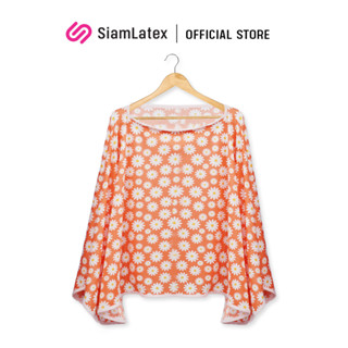 SiamLatex ผ้าคลุมให้นม ผ้าคลุมให้นมลูก รุ่น Ponchi สำหรับ คุณแม่ลูกอ่อน คลุมให้นมลูก ได้อย่างปลอดภัย พกพาสะดวก ใช้งานง่าย ผ้าคลุมให้นมลูก