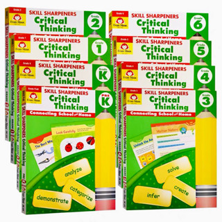 Evan-Moor Skill Sharpeners - Critical Thinking Pre K-Grade 6, English workbook