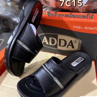 7C15 ADDA รองลำลอง รองแตะแบบสวม สำหรับผู้ชาย พื้นพียู AD 7C15