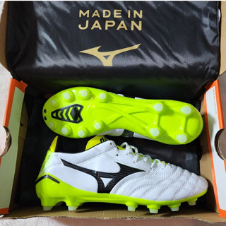 รองเท้า สตั๊ด ฟุตบอล มิซูโน่ Mizuno Morelia Neo MD หนังวัวแท้ ฟอกนุ่ม พิเศษ รุ่นท็อป ฟรี ของแถม ถุงผ้า + ดันทรง + กล่อง