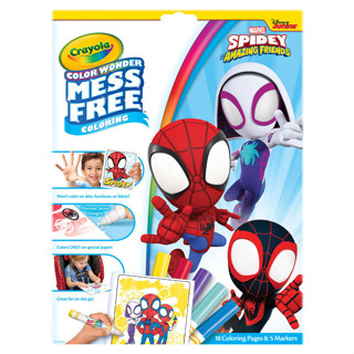 Crayola Color Wonder Mess Free Spidey &amp; His Amazing Friends ชุดสีคัลเลอร์วันเดอร์ ลายสไปดี้และผองเพื่อน