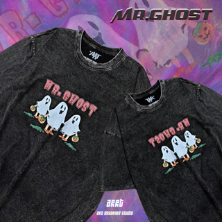 [ARRT]-เสื้อยืด Oversize ผ้าฟอกลาย  III MR.GHOST