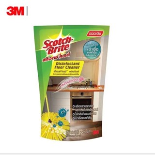 [พร้อมส่ง]น้ำยาทำความสะอาดพื้น Scotch-Brite 3M ช่วยขจัดคราบสกปรกและซ่าเชื้อ  ขนาด 900ml. Ill