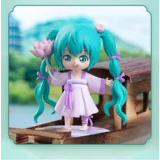 งานแท้ มือ 1 เช็คการ์ด BLIND BOX HATSUNE MIKU CHINESE STYLE CUTE  Hatsune Miku Child of flowers blind box series