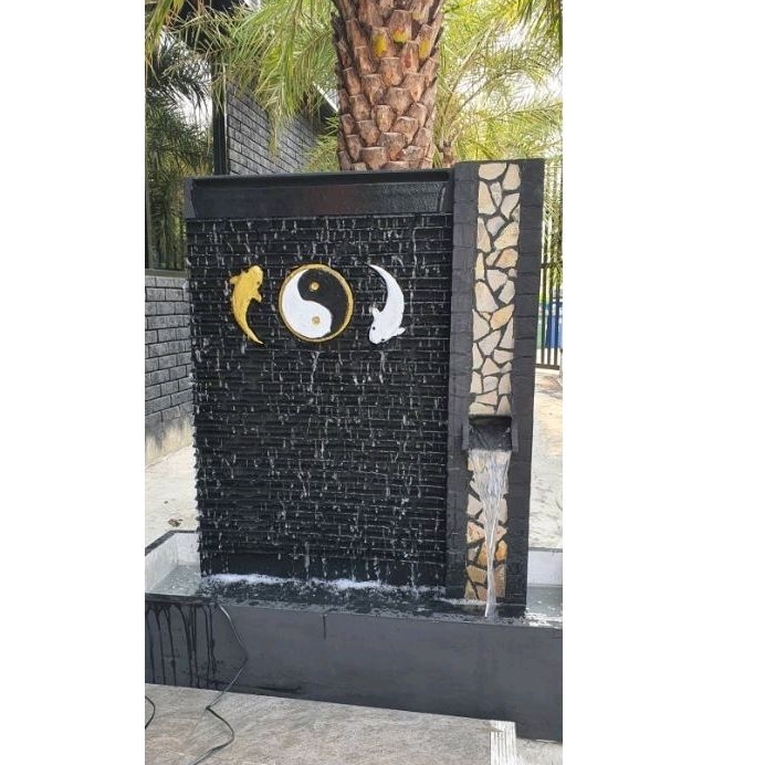 น้ำตก ม่านน้ำตกหินกาบ รุ่นหยินหยาง