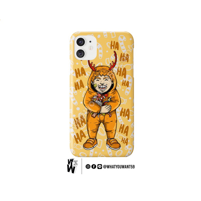 เด็ก HAHAHA เคสเงาเคลือบกระจก Tempers Glass Case