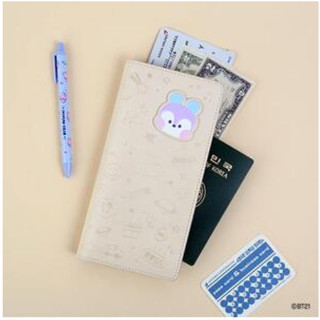 พร้อมส่ง BT21 minini Leather Patch Passport Cover Size L เคสพาสปอต