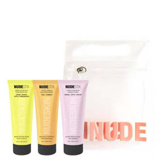 NUDESTIX NUDESKIN 3-Step Citrus Renew  นูเดสติก เซตผลิตภัณฑ์ ดูแลผิวหน้า(Cleanser20ml+Micro-Peel20ml+Moisturizer20ml)