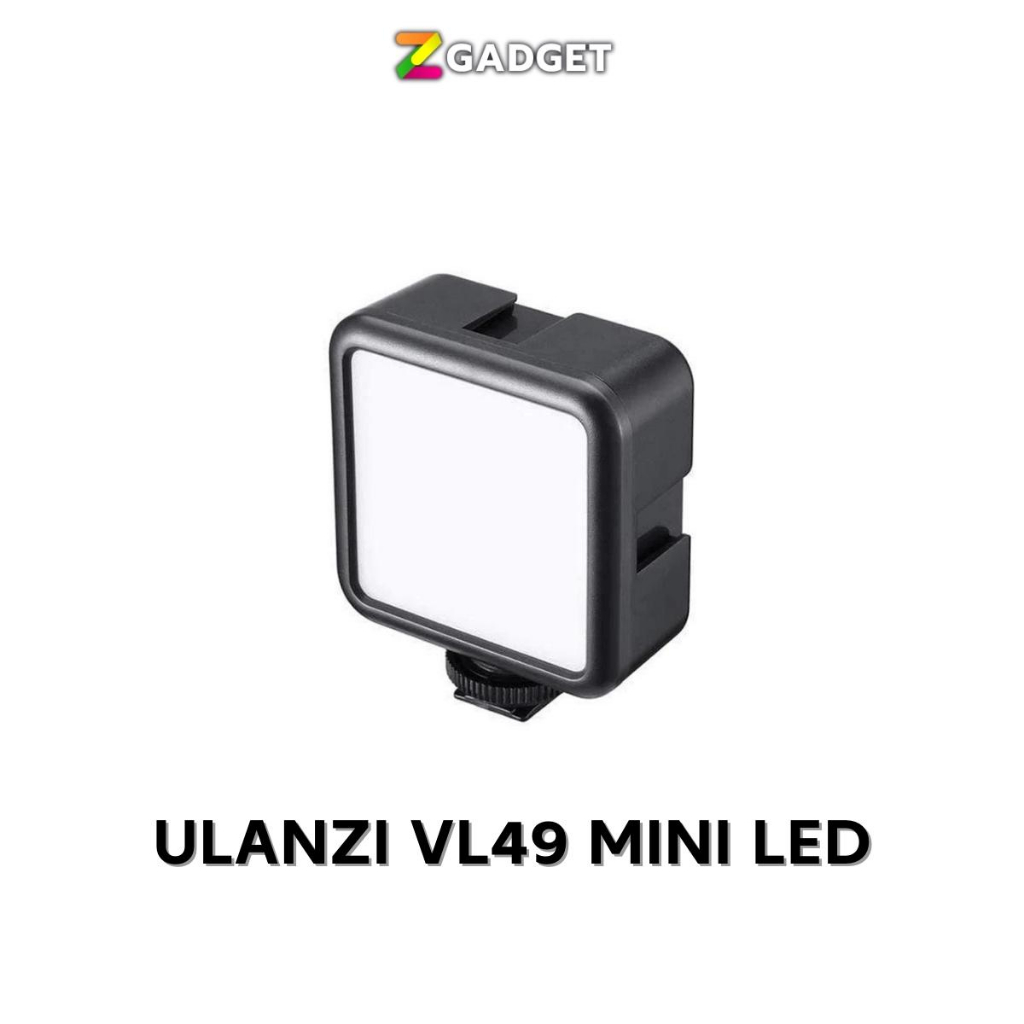 ULANZI  VL49 ไฟติดหัวกล้อง  Mini LED VideoLight มาพร้อมแบตเตอรี่ในตัว ไฟพกพา