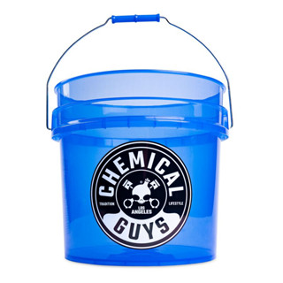 Heavy Duty Detailing Bucket, Blazing Transparent Blue ถังน้ำล้างรถ (แบบใส-สีน้ำเงิน)