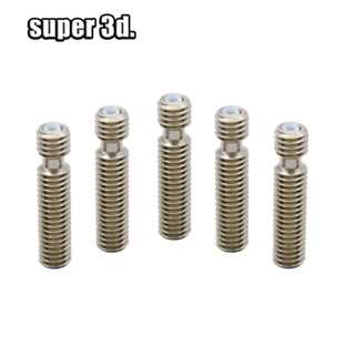 5pcs hotend Heat break extruder Throat heat break With PTFE Pipe M6*26/30/40 mm For Reprap MK 3D printer 1.75mm Filament