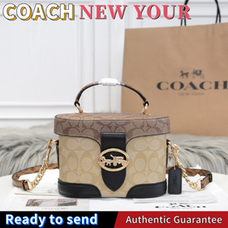 พร้อมส่ง🌟แท้ 💯%Coach กระเป๋าถือแบบพกพา กระเป๋าสะพายสตรีที่ทันสมัยและหลากหลาย F76714 /F78277