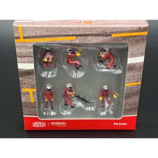 Tarmac Works Figures Set Pit Crew Red