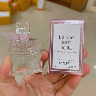 Lancome La Vie Est Belle Flowers Of Happiness Leau De Parfum 4 ml.  แบบแต้ม