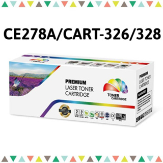 หมึกเลเซอร์ โทนเนอร์ ตลับเทียบเท่า CE278A/CART-326/328 (2.1K) Color box ดำ /สำหรับปริ้นเตอร์รุ่น  HP LaserJet Pro P1560