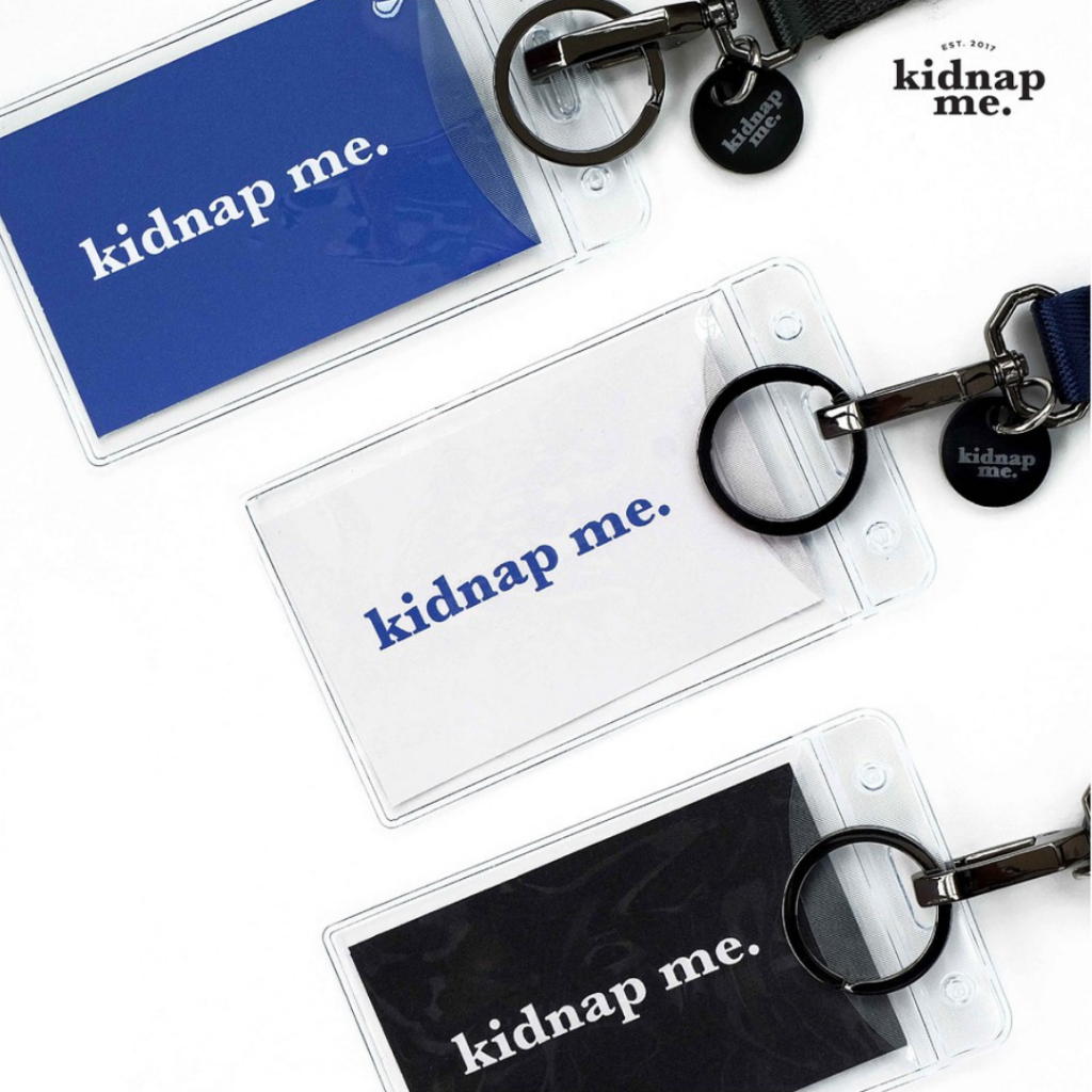 ซองพลาสติกใส ใส่บัตร ซองใส่บัตรพนักงาน PLASTIC CARD CASE KIDNAP ME. ซองใส (ไม่รวมสาย) – โปรปัง
