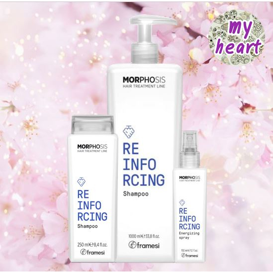 Framesi Morphosis Reinforcing Shampoo/Energizing Spray แชมพู และสเปรย์ สำหรับดูแลปัญหาผมร่วง