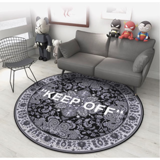 [ 💥ส่งฟรี 419.- ] พรม Keep off • ขนาด 60แcm ทรงกลม มีกันลื่นด้านล่าง