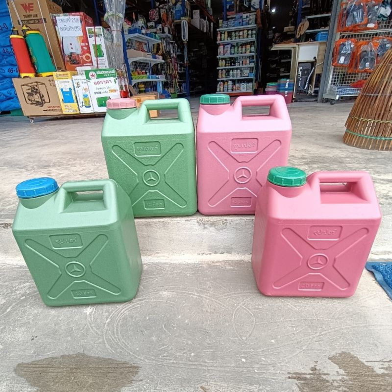 แกลอนพลาสติกอย่างหนา 12ลิตรและ10ลิตร แกลอนใส่น้ำ แกลอนใส่กากน้ำตาล แกลอนใส่น้ำหมัก ถังน้ำ ถังน้ำ12ลิตร ถังน้ำ10ลิตร - รูปที่ 6