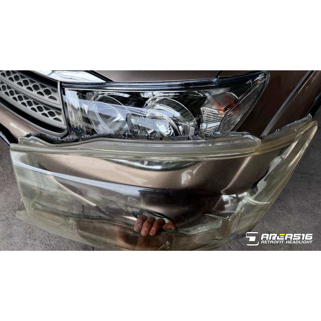 เลนส์ฝาครอบไฟหน้า Fortuner 2009-2012 (หน้ายักษ์) ตรงรุ่น คู่ละ มีบริการติดตั้ง พิจิตร,ระยอง สินค้าในไทย