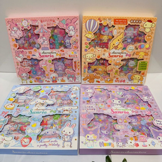 (พร้อมส่ง💗) ชุดสติกเกอร์ Sanrio กันน้ำ (32แผ่น) สติ๊กเกอร์ตกแต่ง ลายการ์ตูน น่ารักมากๆ