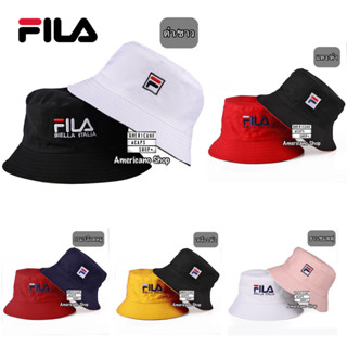 หมวกบักเก็ต Fila Bucket  ใส่ได้ 2 ด้าน ถ่ายจากสินค้าจริง