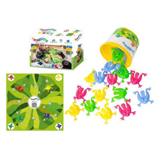 Viking Toys Frog game W/Playmat in giftbox /20 frogs ไวกิ้ง ทอยส์ ของเล่นกบกระโดด