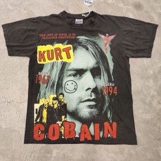 KURT COBAIN NIRVANA BOOTLEG เสื้อวง เสื้อทัวร์