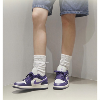 ของแท้ 1000% NIKE AIR JORDAN 1 LOW "SKY J PURPLE" รอของ 5-7 วัน