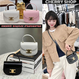 🍒ซีลีน Celine BESACE TRIOMPHE MINI BAG🍒กระเป๋า Messenger กระเป๋าสะพายไหล่