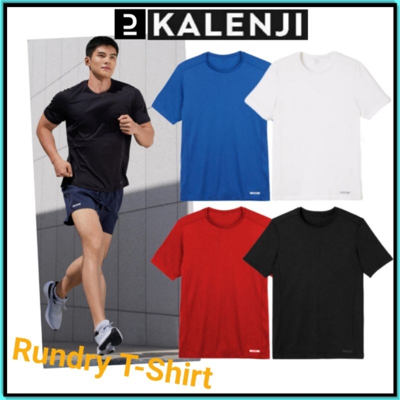 ถูกที่สุด เสื้อวิ่ง เสื้อออกกำลังกาย Kalenji รุ่น RUN DRY สำหรับผู้ชาย
