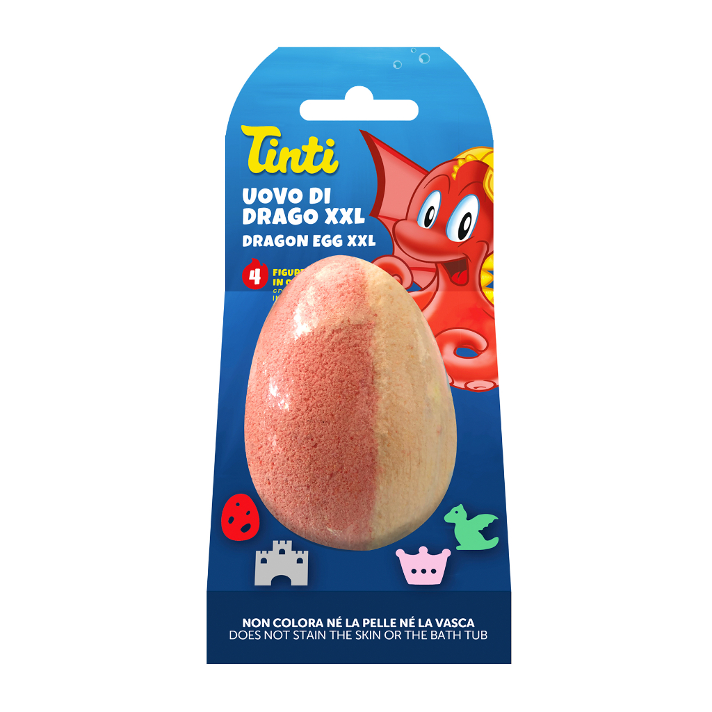 TINTI® บาธบอมเด็ก ลูกใหญ่ มีเซอร์ไพรส์ 4 ชิ้นด้านใน 140g Dragon Egg สบู่เด็ก ของเล่นอาบน้ำจากเยอรมนี - รูปที่ 2