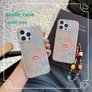 ❤️ส่งของขวัญ❤️ เคสไอโฟน 11 12 13 14 Pro Max เครยอนชินจัง แฟชั่น เรียบง่าย ความนิยม ฤดูร้อน Case for iPhone สไตล์วรรณศิลป