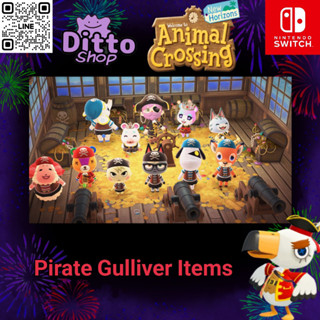 Animal Crossing New Horizons (Nsw) Pirate Gulliver Items