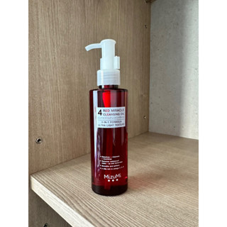 MizuMi 4 Red Miracle Cleansing Oil 150ml คลีนซิ่ง ออยล์ ล้างเครื่องสำอางกันน้ำ อ่อนโยน เนื้อบางเบา  ผิวชุ่มชื้น แข็งแรง