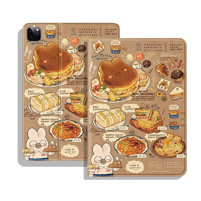 🚀จัดส่งทันที🚀 เคส iPad Pro13 2024 air7/6 air5 gen11คนทำขนมปังกระต่าย ช่องใส่ปากกา เคสไอแพด mini7 - รูปที่ 6
