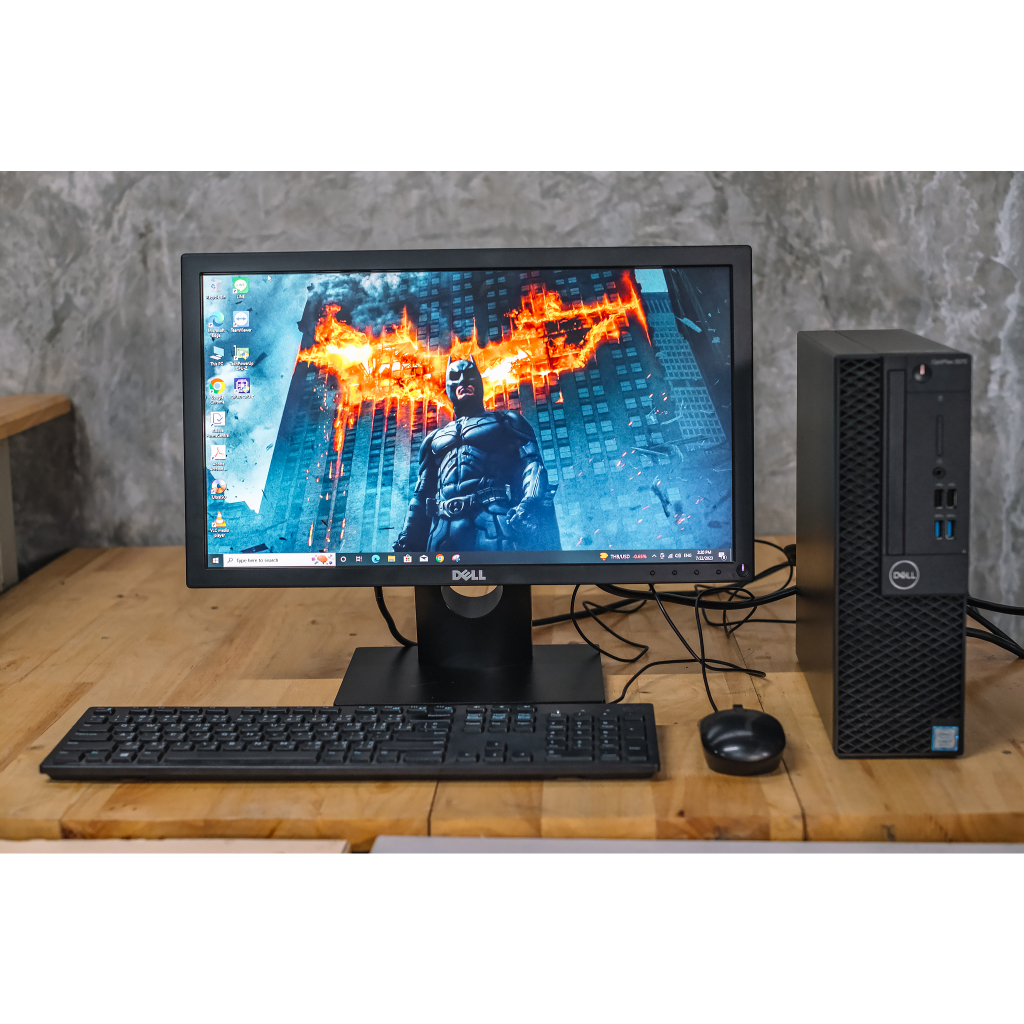 (ผ่อน 0%) คอมมือสอง คอมทำงาน DELL OPTIPLEX 3070 i7-9700 Ram 16 SSD 256 HDD 1Tb
