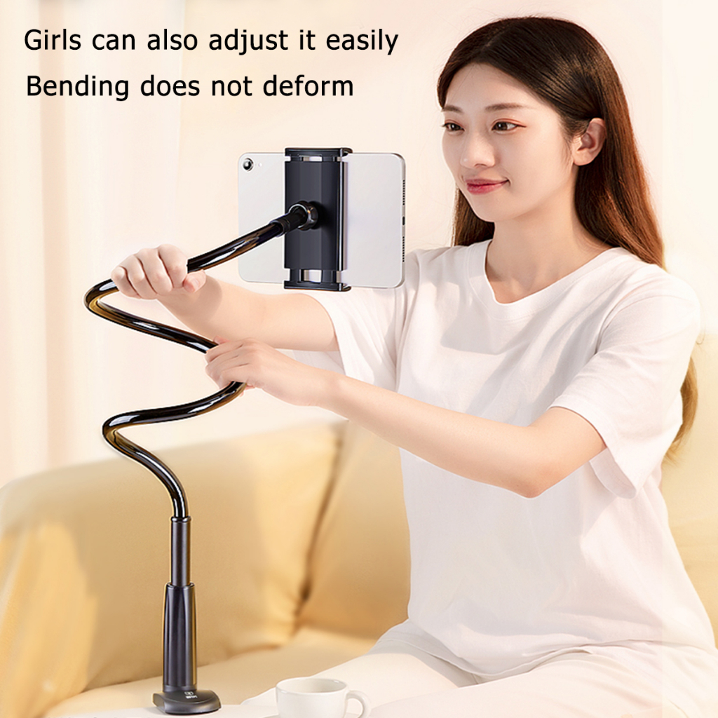 Phone Holder ไอแพด ขาจับมือถือ ที่หนีบสมาร์โฟน แท่นวางไอโฟน แบบหนีบ stand holder ที่หนีบโทรศัพท์หัวเตียง For iPad 80cm รูปที่ 2