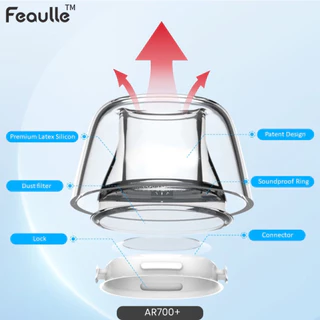Feaulle AR700+ Latex ครบ 5 ไซด์ จุกหูฟังซิลิโคนเกรดพรีเมียมสำหรับ AP Pro1 Pro2 เพิ่มคุณภาพเสียง