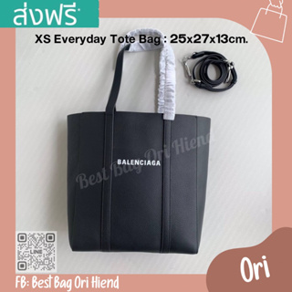 🔥กระเป๋าโท้ทบาเลนเซียก้า XS Everyday Tote ดำ❌งานออริ❌25cm.🔥[หนังแท้] ภาพถ่ายงานจริง ทักแชทก่อนกดสั่งซื้อ