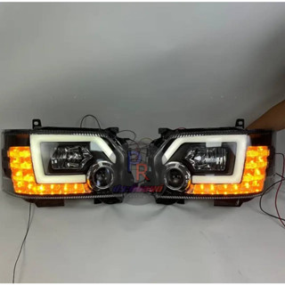 ไฟหน้า TOYOTA HIACE COMMUTER 2014 C-Bar LED