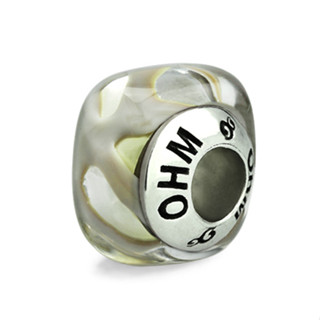 OHM Beads รุ่น Be Crossed Murano Glass Charm เครื่องประดับ บีด เงิน เแก้ว จี้ สร้อย กำไล OHMThailand