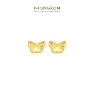 Mongkon Gold ทองคำแท้บริสุทธิ์สูง 96.5% ต่างหู 1 สลึง Shine of Nature