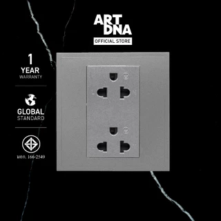 ART DNA รุ่น D3 Series Double Euro & American Socket design switch สวิตซ์ไฟโมเดิร์น สวิตซ์ไฟสวยๆ ปลั๊กไฟสวยๆ